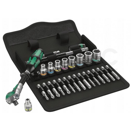 Klucze nasadowe z grzechotką Zyklop 1/4" WERA 004016