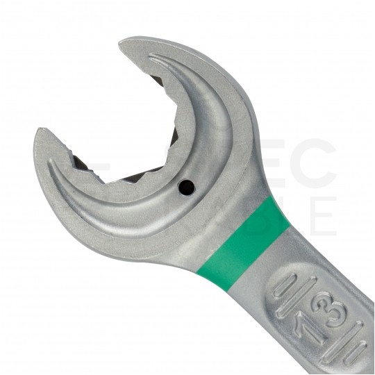 Klucze płasko-oczkowe 10-19mm 4szt z grzech. WERA