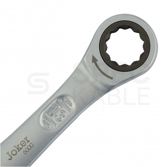 Klucze płasko-oczkowe 10-19mm 4szt z grzech. WERA