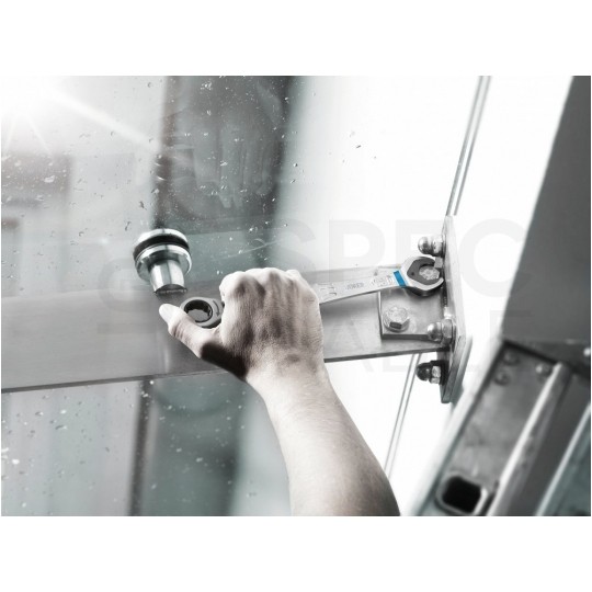 Klucze płasko-oczkowe 10-19mm 4szt z grzech. WERA