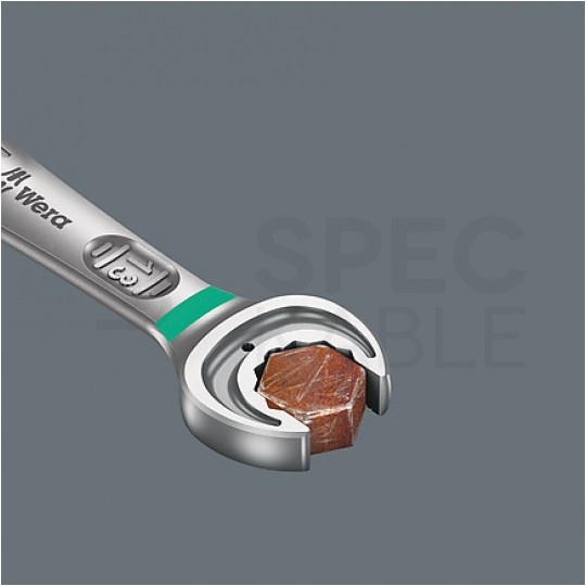 Klucze płasko-oczkowe 10-19mm 4szt z grzech. WERA