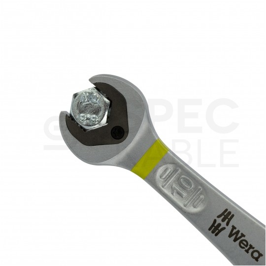 Klucze płasko-oczkowe 10-19mm 4szt z grzech. WERA