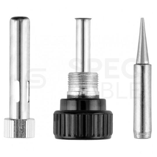 Kolba lutownicza do lutowania grotowa wymienialna 60W wtyk 5-pinowy 180-480°C grot 15mm przewód 1m NEO 19-220