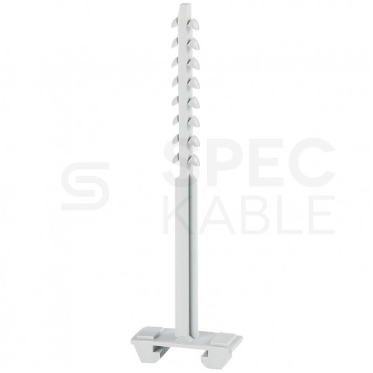 Kołek systemowy CMS 80mm do uchwytu kablowego CMS 15/30 bezhalogenowy szary F-TRONIC 100szt