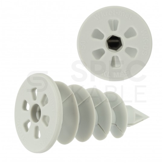 Kołki do styropianu WK-DS050 z gniazdem TORX 28x50mm KLIMAS 10szt