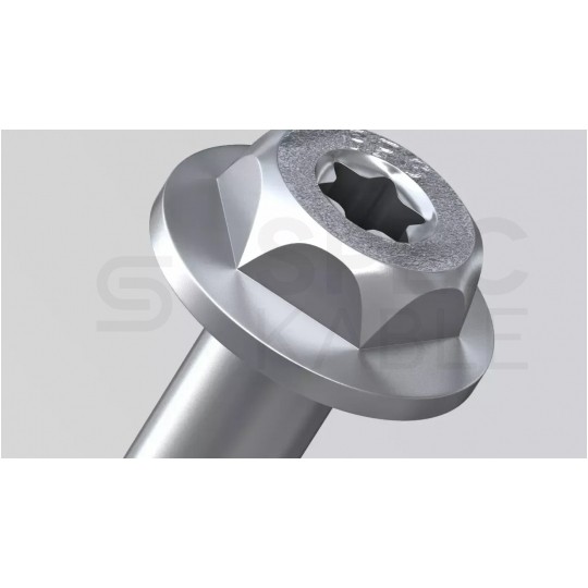 Kołki rozporowe ramowe R-FFS-K 10x60mm z wkrętem z łbem sześciokątnym i gniazdem TORX do betonu, cegły ceramicznej i silikatowej RAWLPLUG 50szt