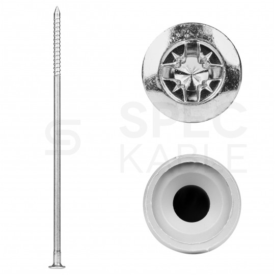 Kołki rozporowe szybkiego montażu FX-L 5x30mm z gwoździem wbijanym do betonu, gazobetonu i cegły silikatowej KOELNER 200szt