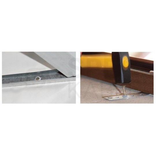 Kołki rozporowe szybkiego montażu SMK 6x40mm z kołnierzem oraz wkrętem wbijanym do betonu, cegły ceramicznej i cegły silikatowej KLIMAS 200szt