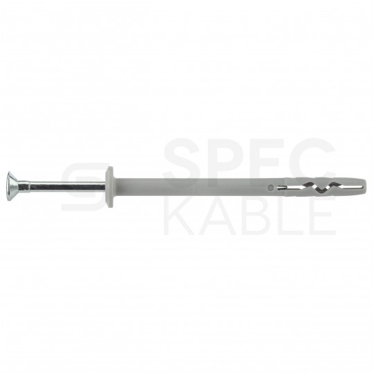 Kołki rozporowe szybkiego montażu SMK 6x40mm z kołnierzem oraz wkrętem wbijanym do betonu, cegły ceramicznej i cegły silikatowej KLIMAS 200szt