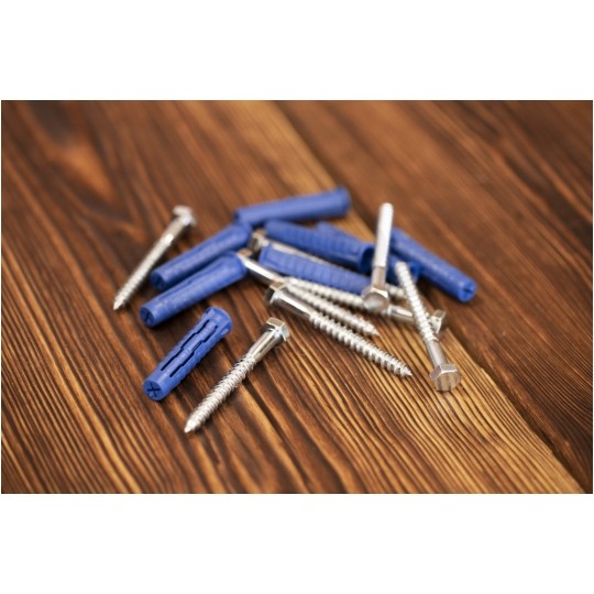 Kołki rozporowe uniwersalne 4ALL 12x60mm z wkrętem 8x80mm z łbem sześciokątnym do wszystkich typów podłoża RAWLPLUG 10szt