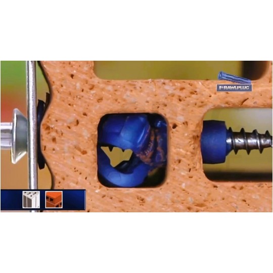 Kołki rozporowe uniwersalne 4ALL 14x70mm z wkrętem 10x100mm z łbem sześciokątnym do wszystkich typów podłoża RAWLPLUG 10szt