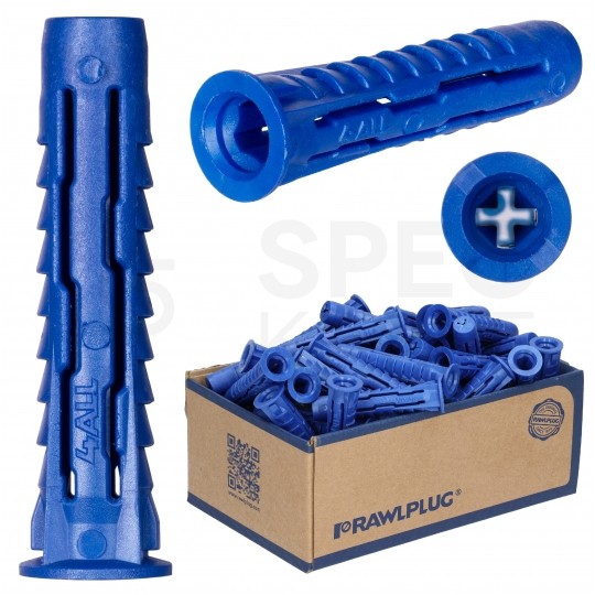 Kołki rozporowe uniwersalne 4ALL 8x40mm do wszystkich typów podłoża RAWLPLUG 100szt