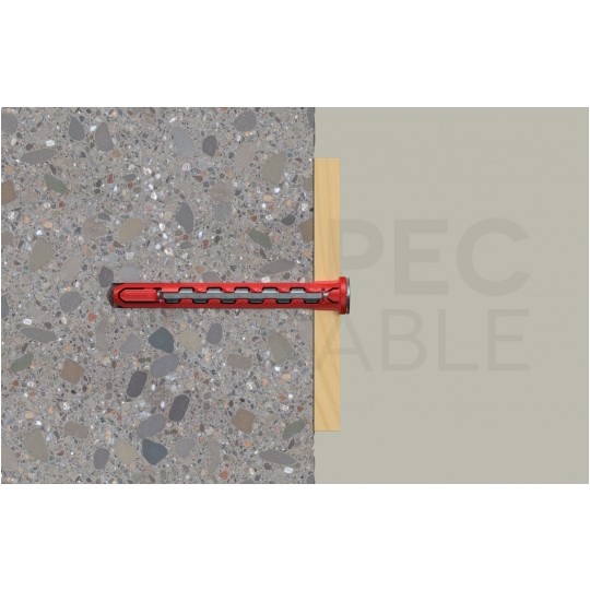 Kołki rozporowe uniwersalne HybridPower 10x90mm 2-składnikowe z wkrętem TX40 7,0x87mm FISCHER 4szt