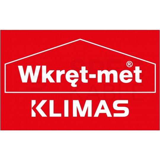 Kołki rozporowe uniwersalne SFXP 8x40mm z wkrętem PZ 5x60mm z łbem stożkowym do betonu, cegły, płyt G-K KLIMAS 100szt