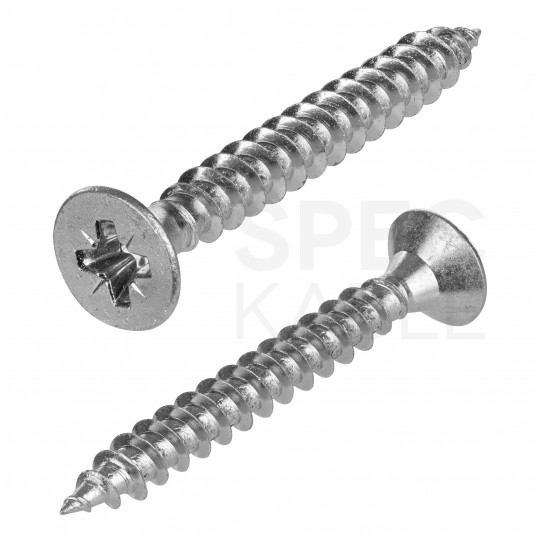 Kołki rozporowe uniwersalne UNO 10x36mm z wkrętem PZ 6x50mm z łbem stożkowym do wszystkich typów podłoża RAWLPLUG 100szt