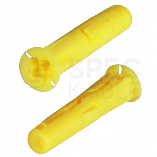 Kołki rozporowe uniwersalne UNO 5x24mm + wkręty PZ 3,5x30mm z łbem stożkowym do wszystkich typów podłoża RAWLPLUG 100szt