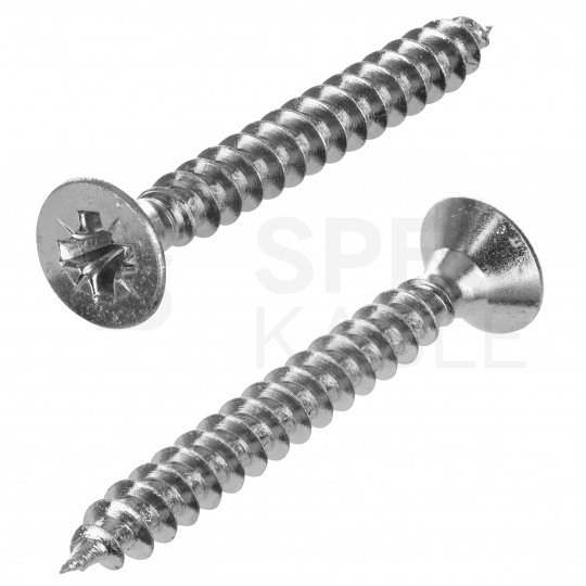 Kołki rozporowe uniwersalne UNO 6x28mm + wkręty PZ 4x30mm z łbem stożkowym do wszystkich typów podłoża RAWLPLUG 100szt