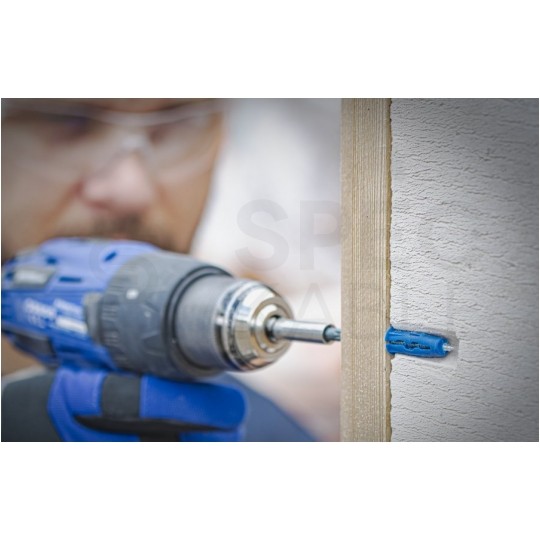 Kołki rozporowe uniwersalne UNO 8x32mm + wkręty PZ 5x60mm z łbem stożkowym do wszystkich typów podłoża RAWLPLUG 100szt