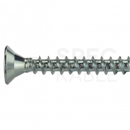 Kołki rozporowe wkręcane KRX 8x50mm z wkrętem PZ 5x60mm z łbem stożkowym do betonu, cegły ceramicznej i cegły silikatowej KLIMAS 8szt