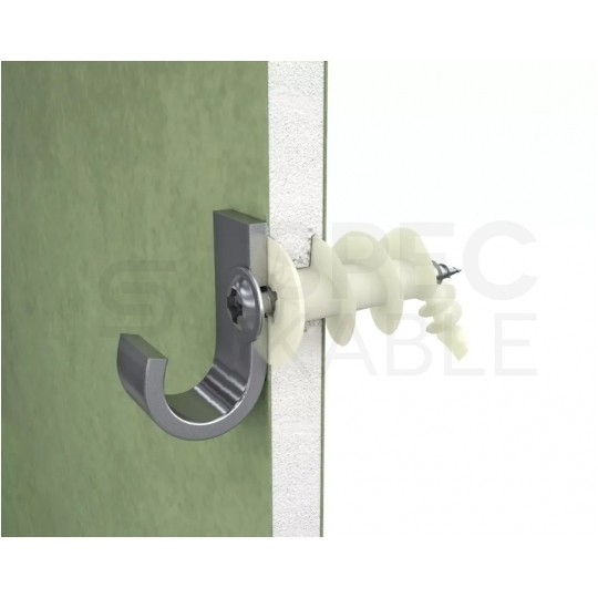 Kołki ślimakowe samowięrcące DRA01 16x36mm nylonowe z wkrętem 3,9x32mm do płyt gipsowo-kartonowych Rawlplug 100szt