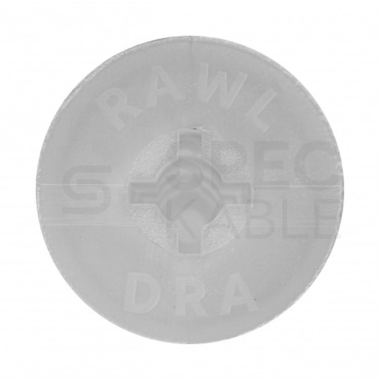 Kołki ślimakowe samowięrcące DRA01 16x36mm nylonowe z wkrętem 3,9x32mm do płyt gipsowo-kartonowych Rawlplug 100szt