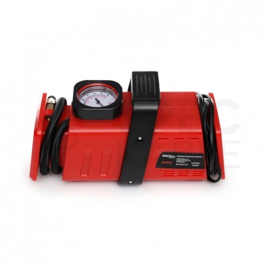 Kompresor samochodowy Pompka elektryczna Sprężarka 12V/230V 200PSI (7bar) Kraft&Dele