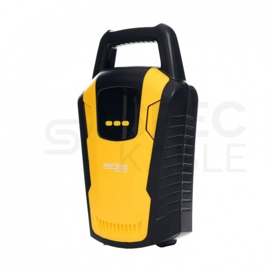 Kompresor samochodowy Pompka elektryczna Sprężarka przenośna z wyświetlaczem LED 12V 140W Kraft&Dele