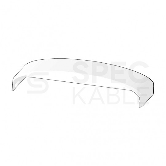 Końcówka listwy LE 100x21mm biały KOPOS