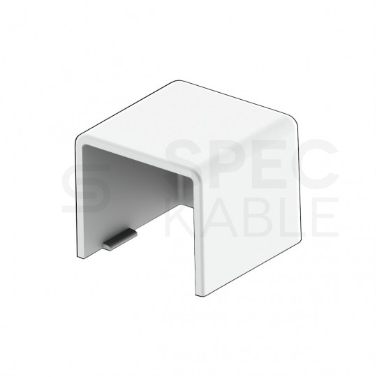 Końcówka listwy LHD 20x20mm biały KOPOS