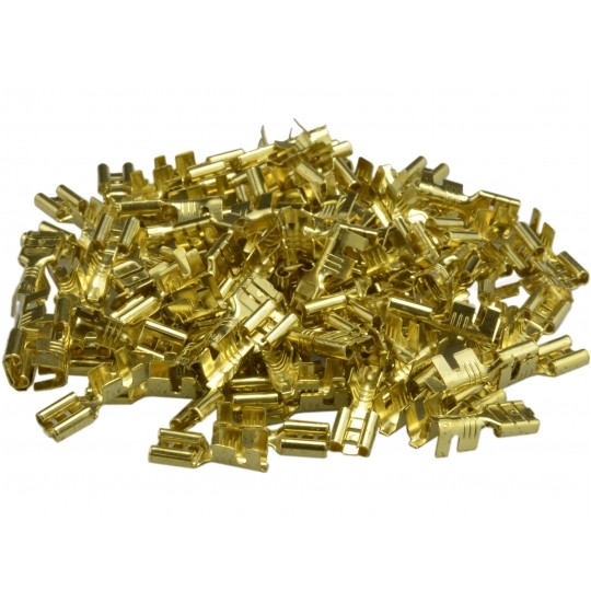 Końcówka nasuwkowa przewodowa typ NNC / MS DIN 6,3/2 konektor żeński ERKO 100szt.