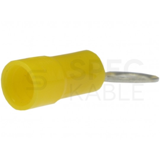 Końcówka oczkowa izolowana typ KC DIN 6mm2 / M5 miedziana cynowana galwanicznie zółte 100szt.
