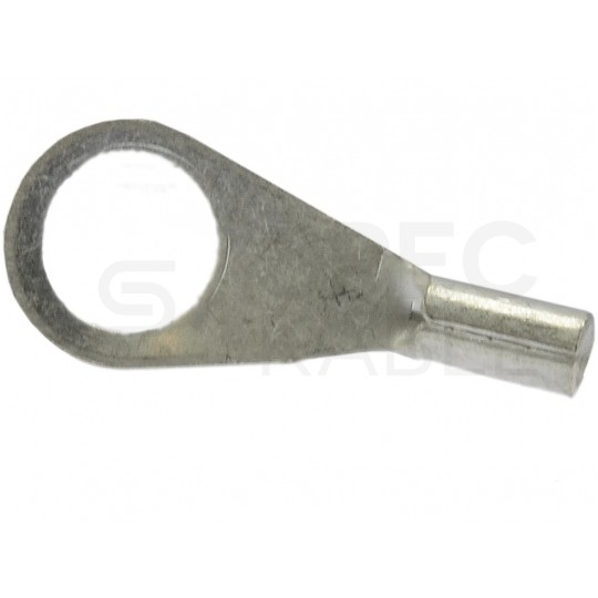 Końcówka oczkowa nieizolowana typ KOA DIN 1,0mm2 / M6 miedziana cynowana galwanicznie ERKO 100szt.