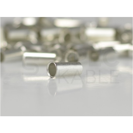 Końcówka tulejkowa nieizolowana typ H / TA DIN 10mm2 / 12mm miedziana cynowana galwanicznie ERKO 100szt.
