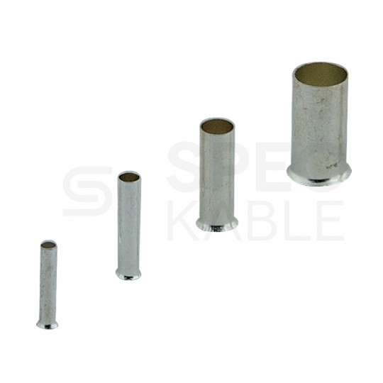 Końcówka tulejkowa nieizolowana typ H / TA DIN 16mm2 / 12mm miedziana cynowana galwanicznie Elpromet 100szt.