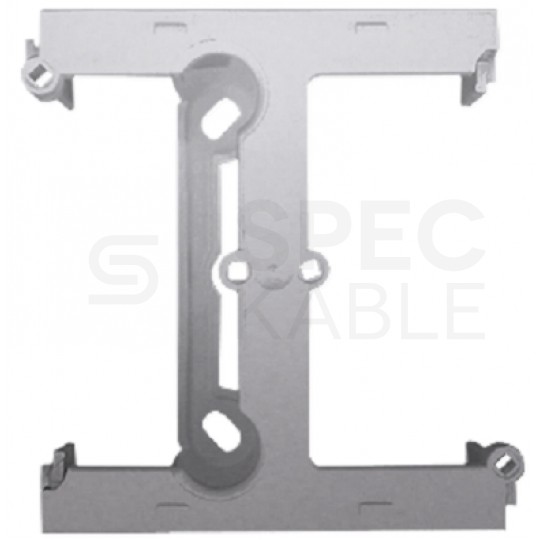 KONTAKT-SIMON 54 Element rozszerzający DSH do puszek natynkowych DSC srebrny mat