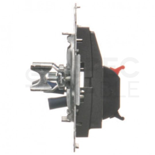 KONTAKT-SIMON 54 Gniazdo głośnikowe pojedyncze antracyt