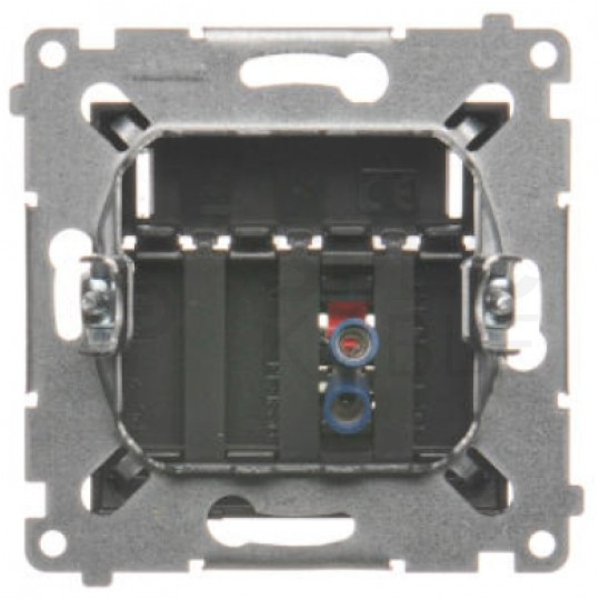 KONTAKT-SIMON 54 Gniazdo głośnikowe pojedyncze antracyt