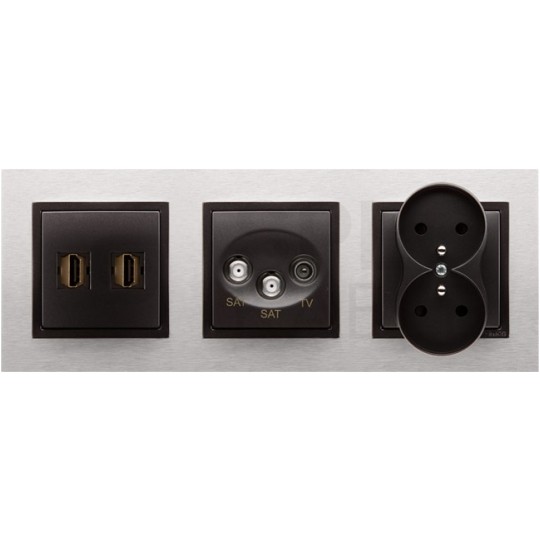 KONTAKT-SIMON 54 Nature Uszczelka IP44 do ramki 4-krotnej