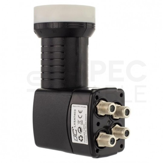Konwerter satelitarny 60dB Quad Black LTC