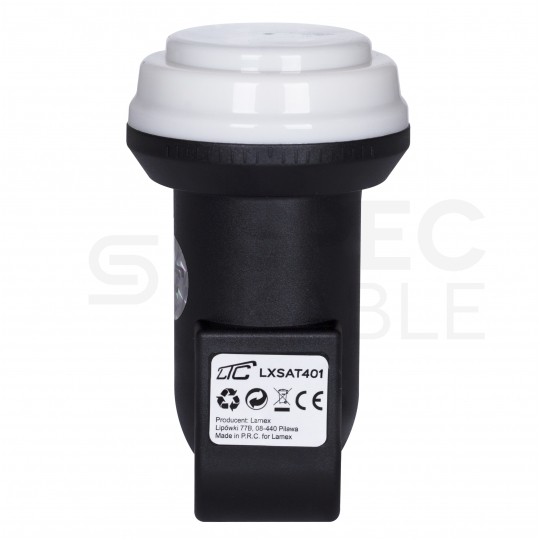 Konwerter satelitarny 60dB Single Black LTC