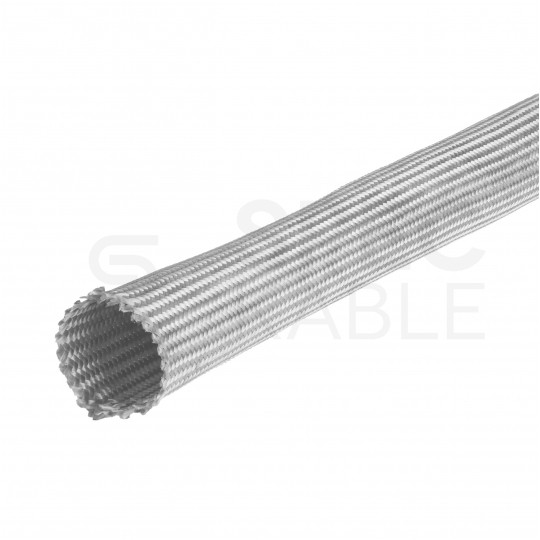 Koszulka izolacyjna 6mm sznur zaplatany z włókna szklanego odporny na wysokie temperatury do 400°C TEXTHERMA