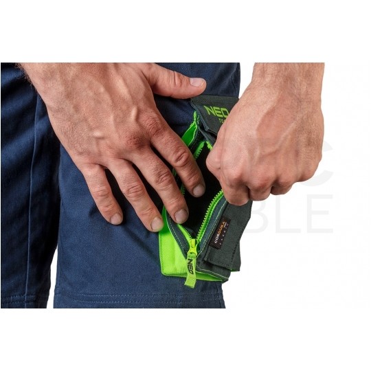 Krótkie spodenki monterskie PREMIUM robocze z paskiem rozmiar XXL/56 NEO 81-276-XXL