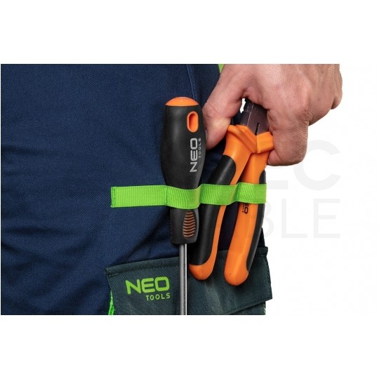 Krótkie spodenki monterskie PREMIUM robocze z paskiem rozmiar XXL/56 NEO 81-276-XXL