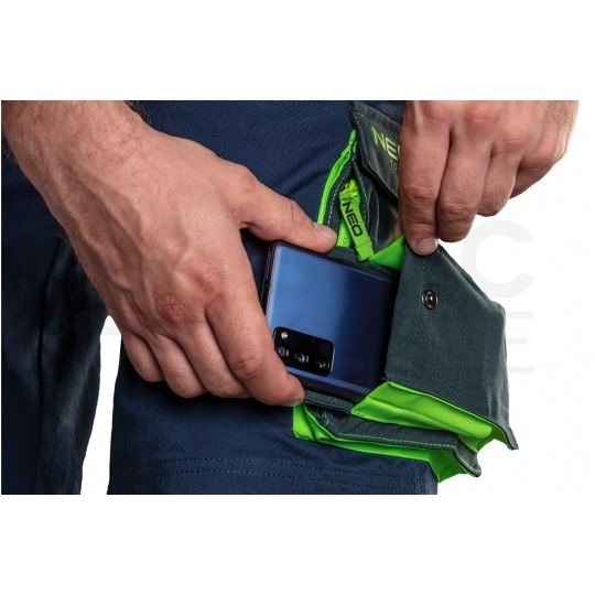 Krótkie spodenki monterskie PREMIUM robocze z paskiem rozmiar XXL/56 NEO 81-276-XXL