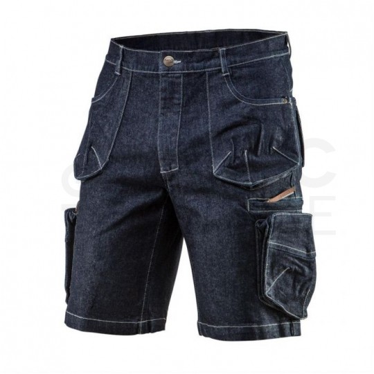 Krótkie spodenki robocze DENIM jeansowe rozmiar S/48 NEO 81-279-S