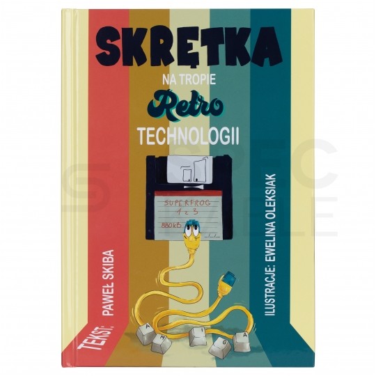 Książka dla dzieci "Skrętka na tropie retro technologii" Paweł Skiba + GRATIS patchcord NEKU