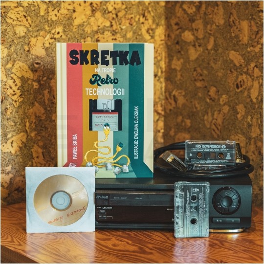 Książka dla dzieci "Skrętka na tropie retro technologii" Paweł Skiba + GRATIS patchcord NEKU