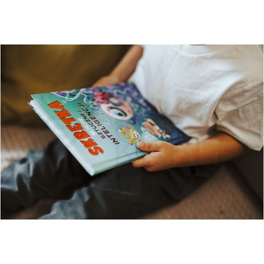 Książka dla dzieci "Skrętka na tropie sztucznej inteligencji" Paweł Skiba + GRATIS patchcord NEKU