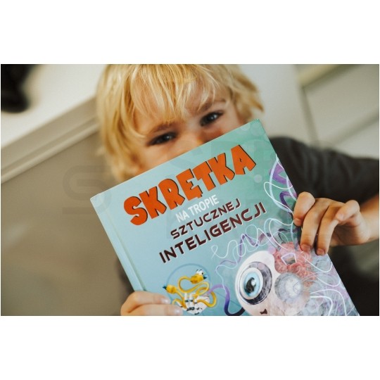 Książka dla dzieci "Skrętka na tropie sztucznej inteligencji" Paweł Skiba + GRATIS patchcord NEKU