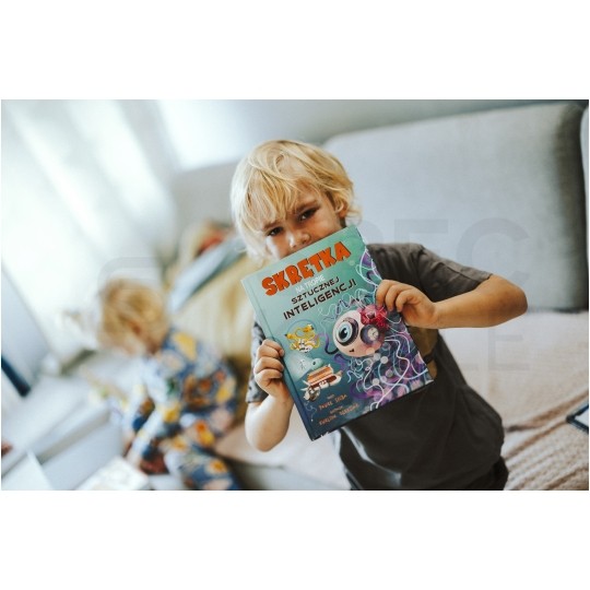 Książka dla dzieci "Skrętka na tropie sztucznej inteligencji" Paweł Skiba + GRATIS patchcord NEKU